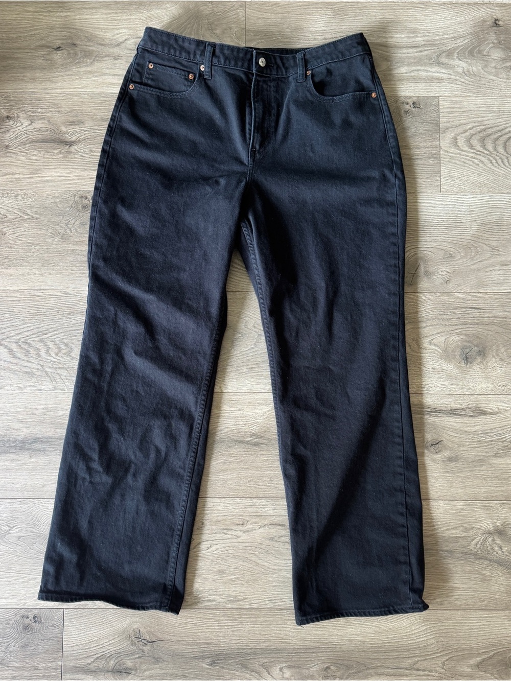Abercrombie & Fitch Black Bootcut Jeans